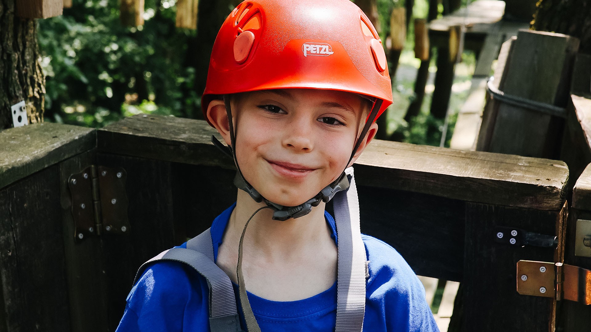 Davyd op zomerkamp in Oekraïne